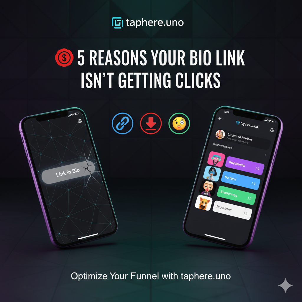 🚀 Maximizing Conversion: 5 Reasons Your Bio Link is Underperforming